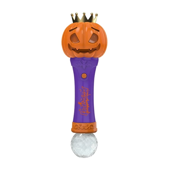 EclipseJewels Electric Light Up Pumpkin Bubble Machine - Automatic for Kids with LED & Music, Great for Halloween Boo Basket & Bubbles for Kids Party,Purple