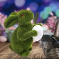 thumbnail image 1 of EclipseJewels Flocked Easter Simulation Animal Ornaments, 8 Inch Soft Rabbit Figurine for Spring Office Desk Decor, Cute Plush Bunny for Easter Gifts and Crafts,A, 1 of 7