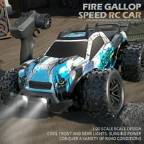 EclipseJewels High-Speed Competitive Off-Road Racing Toy Model, Remote Control Big Foot Monster Truck, RC Vehicle for Hobbyists and Enthusiasts of Competitive RC Racing,blue