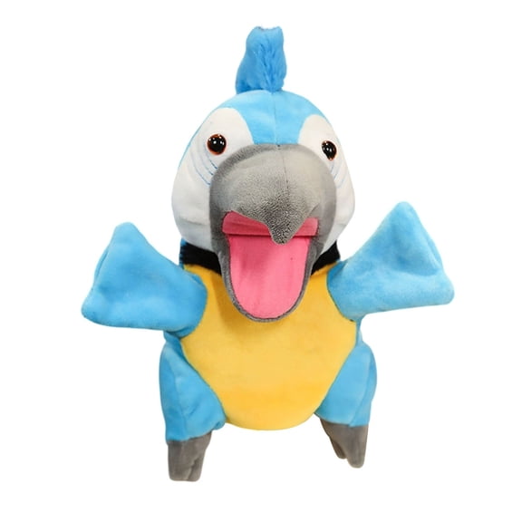 EclipseJewels Interactive Hand Puppet Doll - Plush Toy Can Open Mouth and Move Soft Stuffed Animal for Parent-Child Fun Activity,V