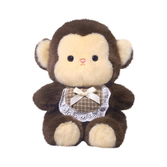 EclipseJewels Monkey Plush Stuffed Toy - Handheld Sleeping Monkey Doll Soft Plush Toy for Children Perfect Gift for Birthday Christmas,A