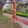 thumbnail image 1 of EclipseJewels Screaming Monkey Plush Toy - 23.6 Inch Long Arm Gibbon Ape Stuffed Animal Makes Monkey Sound Soft Plush Doll for Kids,Light Brown, 1 of 4
