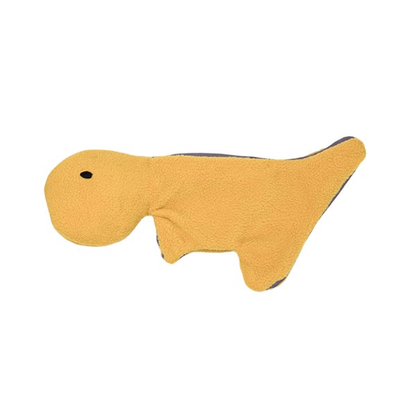 EclipseJewels Squeaky Plush Dog Toy with Crinkle, Durable Interactive Pet Toy for Boredom Relief & Teething, Fun Self-Play Chew Toy, Yellow