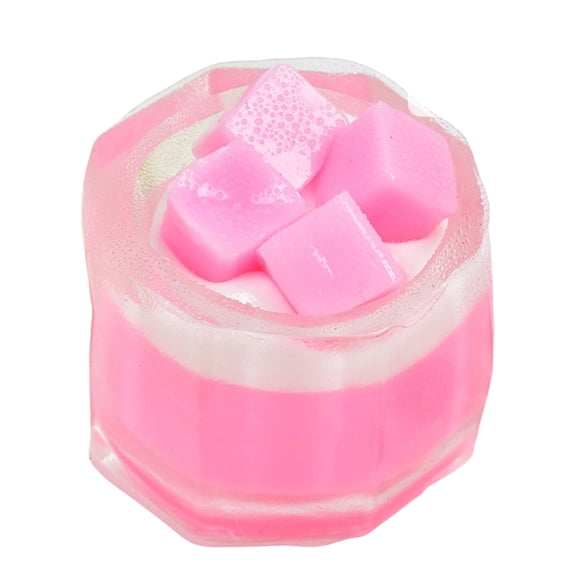EclipseJewels Squishy Toy Ice Cube - Milk Tea Shape Slow Rising Stress Reliever, Novelty Desk Gift for Anxiety, Cute Sensory Squeeze, Squishy Cheese Style,D