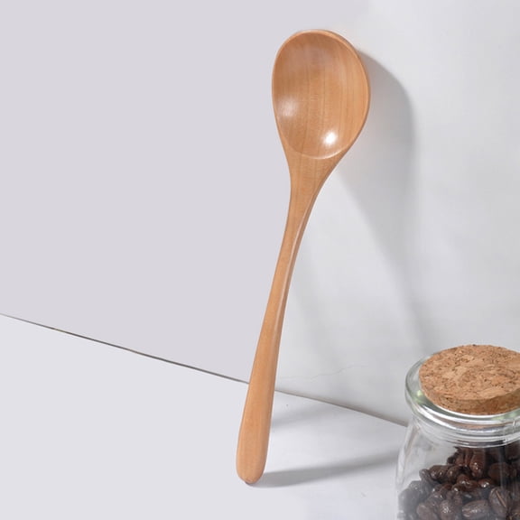EclipseJewels Traditional Wooden Spoon, Essential Kitchen Tool for Mixing, Serving, and Tasting, Natural Wood Construction for Enhanced Cooking Experience, Suitable for All Stovetops,Khaki