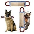 thumbnail image 1 of EclipseJewels Tug Dog Toy for Aggressive Chewers – Tough Linen Training Tug Toy for Dogs, Interactive Rope Toy for Play & Exercise, Durable Dog Chew Toy,Green, 1 of 7