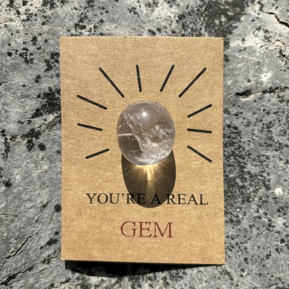 EclipseJewels Valentines Day Gifts For Kids - Crystal Healing Theme Cards, Heart-shaped Material Valentine for Soothing Gifts, Classroom or Party Present,A