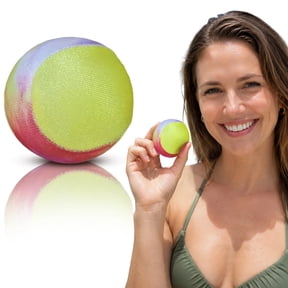 EclipseJewels Water Bouncing Ball – Red Yellow Pool Ball Toy for Swimming Pool, Beach Lake River. Great Pool Party, Water Sports, Bounce Activity, also as Floating Pool Ball for All Ages