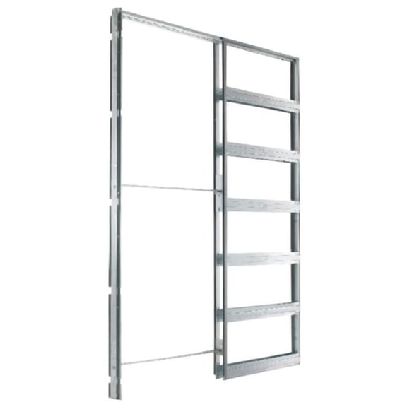 Eclisse Ekq2496 Pocket Door System Steel Frame Kit For 24" X 96" Doors - Silver