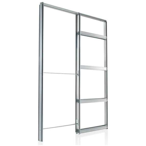 Eclisse Ekq2880 Pocket Door System Steel Frame Kit For 28" X 80" Doors - Silver