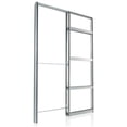 thumbnail image 1 of Eclisse EKQ3284 Pocket Door System Steel Frame Kit For 32" X 84" Doors - Silver, 1 of 4
