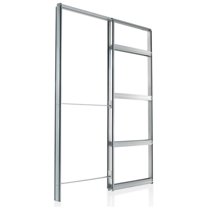Eclisse Ekq3284 Pocket Door System Steel Frame Kit For 32" X 84" Doors - Silver