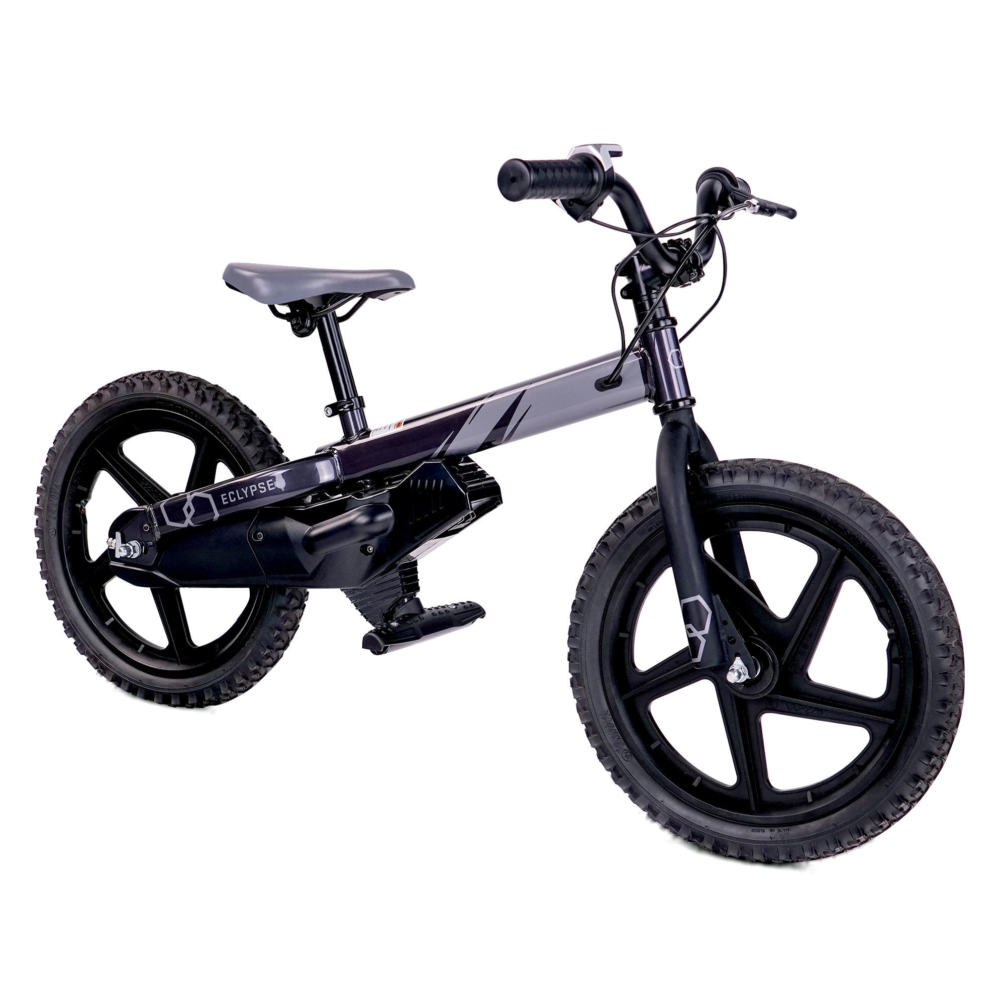 Eclypse Astra Electric Balance Dirt Bike Lightweight Electric Bike for Kids Ages 4 to 8 Years Great for Dirt Riding Off Road Gray