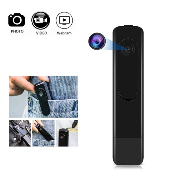 Eclytyku Aerial 1080p Back Clip Camera  Live Recorder for Sports & Travel, Perfect for Vlogging