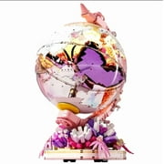 Eclytyku Butterfly Globe Building Set for Adults – Rotatable Globe Display with Dual Illumination Modes, Perfect for Home, Office, and Educational Decor (657PCS)