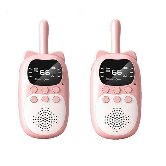 Eclytyku Kids' Multifunction Walkie-Talkie – 3KM Range, Waterproof, Built-In Light & 1000mAh Battery