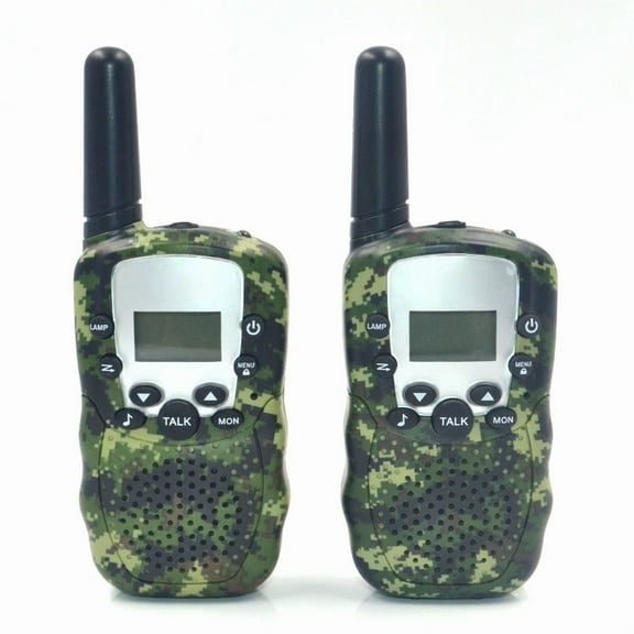 Eclytyku T-388 Kids' Walkie Talkie  254 Channels, 3KM Range, Built-In Flashlight & Noise Cancellation (2-Pack)