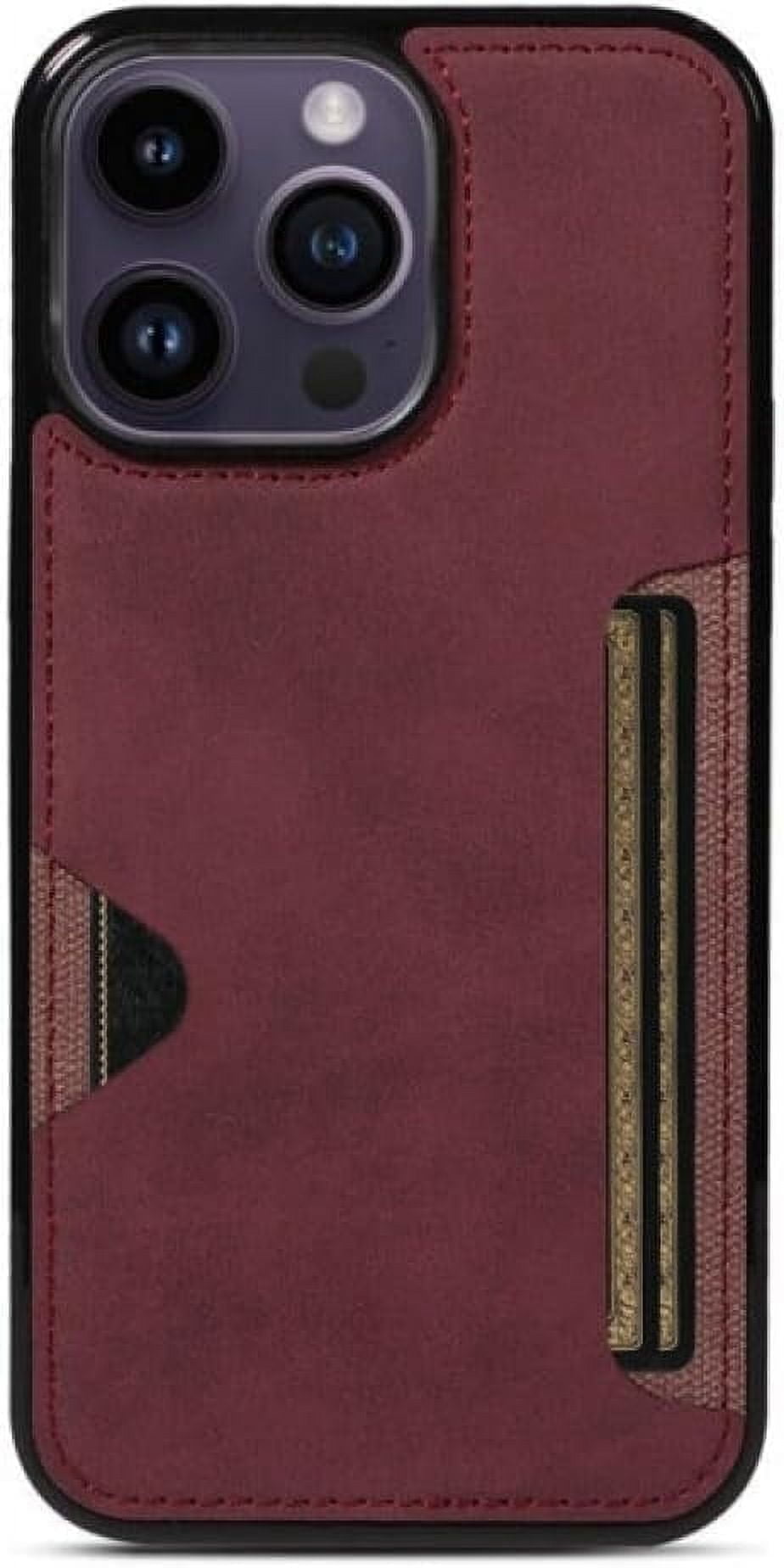 Mo-Somnus Compatible With IPhone 12 Mini Case (5.4 Inch), PU Leather Flip Wallet Phone Cases Cover With Viewing Stand & 3 Card Holder, TPU Shockproof Magnetic Protective Folio Cover (Cat 1