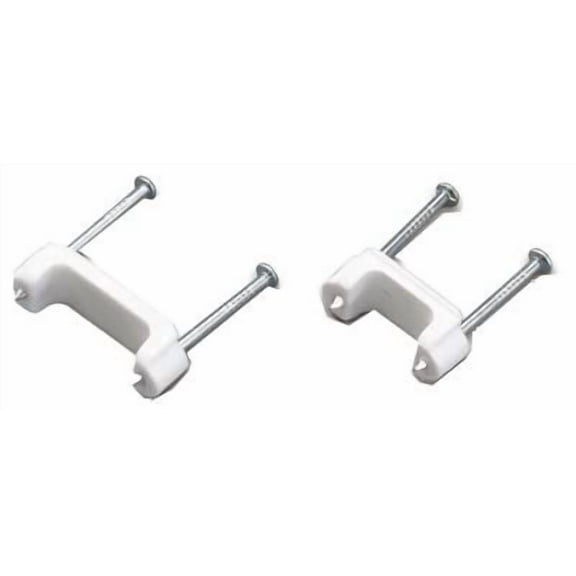 Gardner Bender Plastic Staples 3/4-In Easy Installation - 15 Pack, Orange, Quantity 5