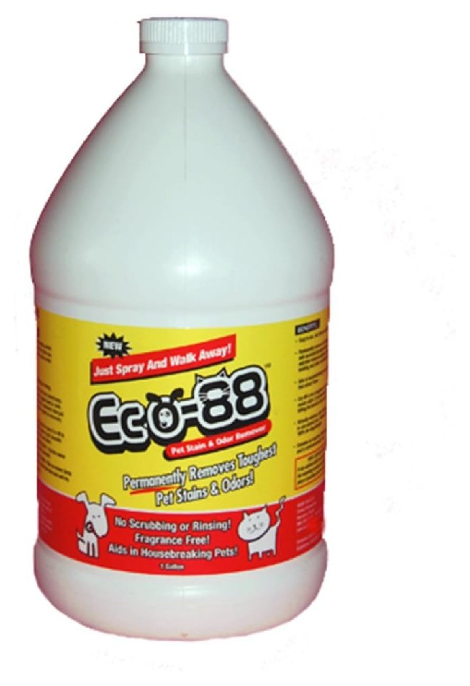 Eco88 Pet Stain & Odor Remover One Gallon Refill
