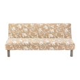 thumbnail image 1 of Eco-Ancheng Printed Armless Sofa Cover, Stretch Futon Slipcover Sofa Bed Cover Folding Armless Couch Cover Furniture Protector with Elastic Bottom for Living Room Bedroom, 73-82 inches, 08, 1 of 7