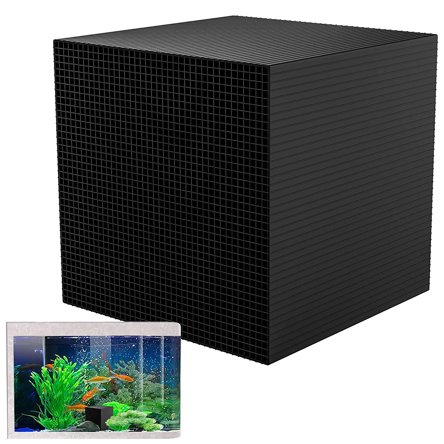 EcoAquarium Water Purifier Cube Water Clean Filter Activated Carbon