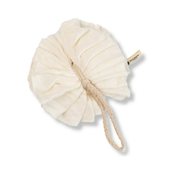 Eco Bamboo Bath Shower Pouf