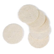 Eco Bath London Natural Loofah Face Exfoliating Scrubber Pads - Facial Pad Scrubber, 6 Pack - Face Exfoliator Pad, Facial Scrubber, Exfoliating Face Sponge for Smooth and Radiant Skin 6 Count 1 Pack