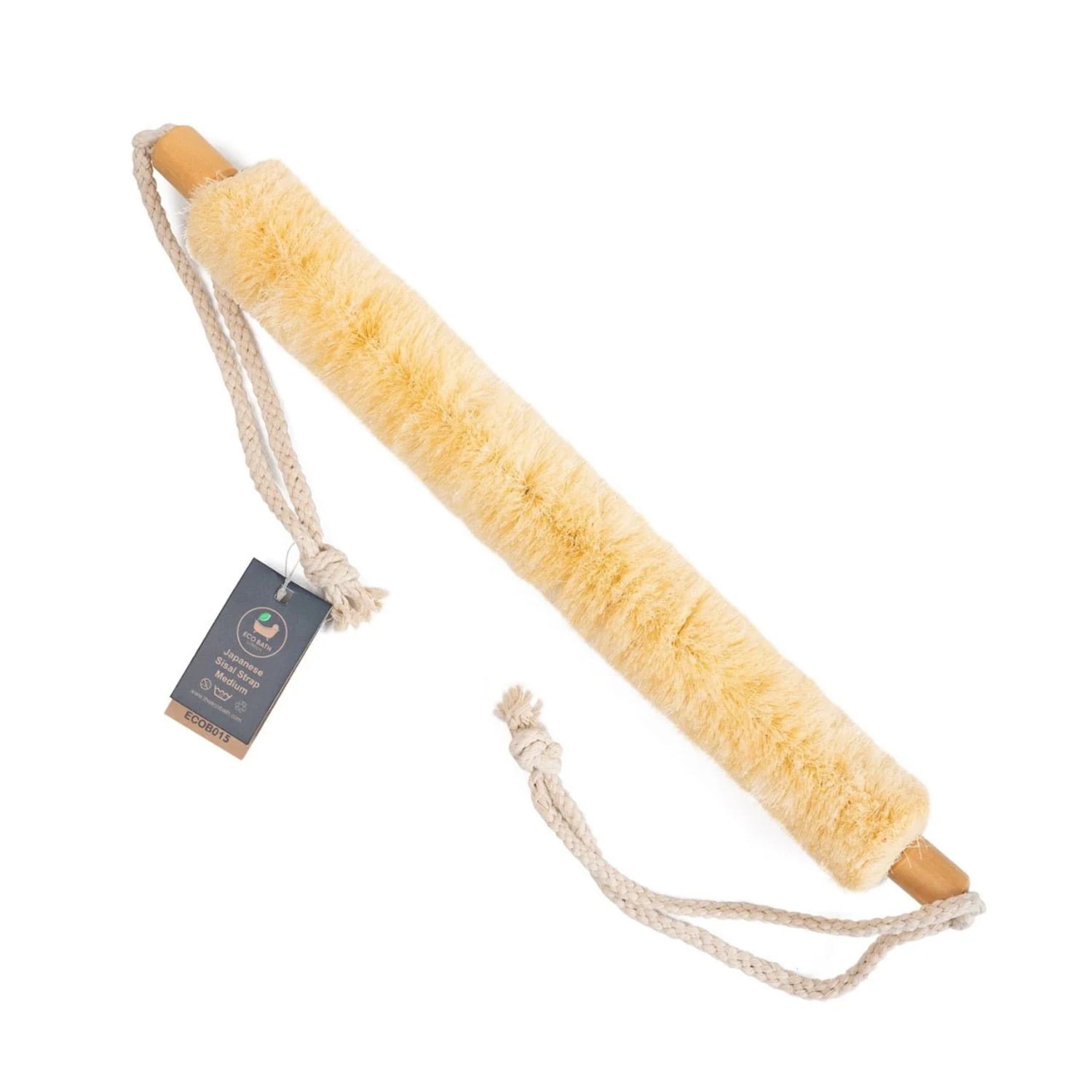 Eco Bath London Natural Sisal Body Strap - Premium Exfoliating Back Scrubber