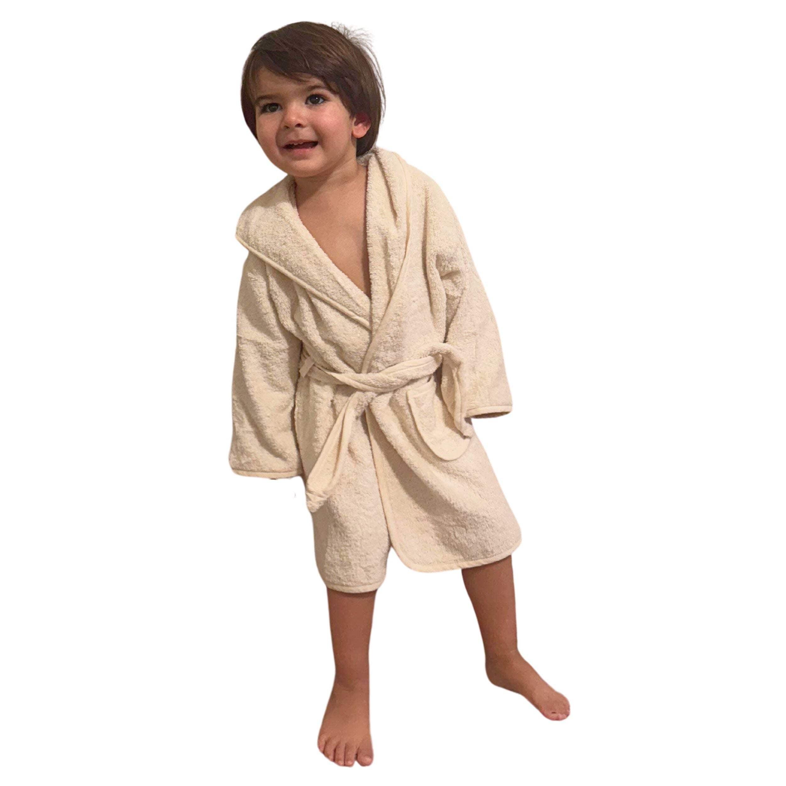 Child Bath Robe Eco Bath London Organic Cotton Baby Robe - Available in Sizes 0-2 Years ...