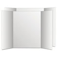thumbnail image 1 of 28 in. x 40 in. Two Cool Tri-Fold Poster Board - White/White (12/Carton), 1 of 2