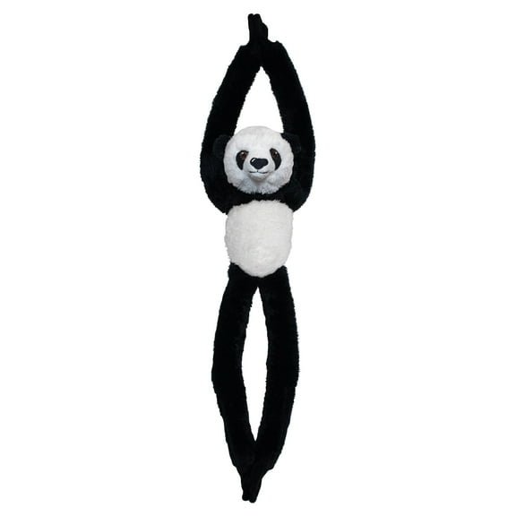 EcoBuddiez Tree Huggers - Panda from Deluxebase. 28in Hanging Plush Toy Made from Recycled Bottles