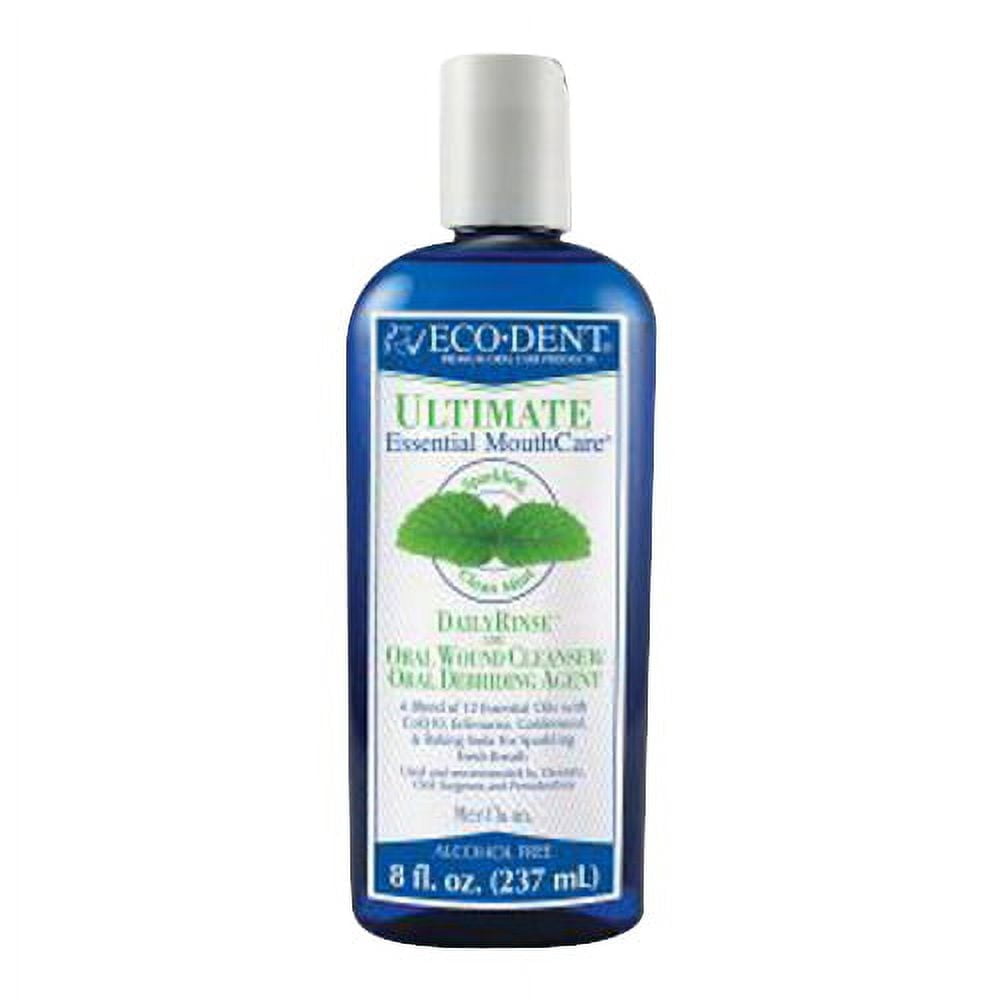 Eco Dent Daily Rinse Ultimate Essential Mouth Care, Sparkling Clean Mint - 8 oz, 2 Pack
