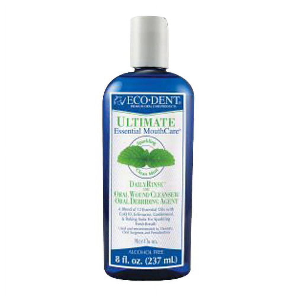 Eco Dent Daily Rinse Ultimate Essential Mouth Care, Sparkling Clean Mint - 8 oz, 6 Pack