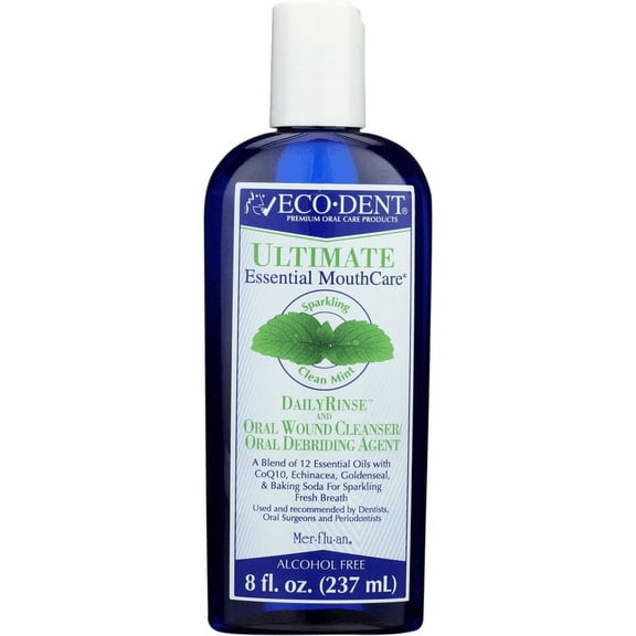 Eco-Dent Daily rinse Mouth rinse - Mint - 8 oz