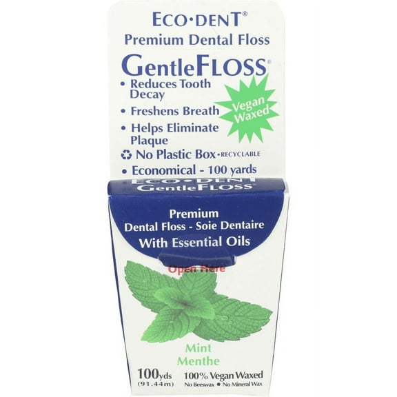 Eco-Dent - Premium Gentle Floss with Essential Oils - 100 Yard(s) Pack of 1