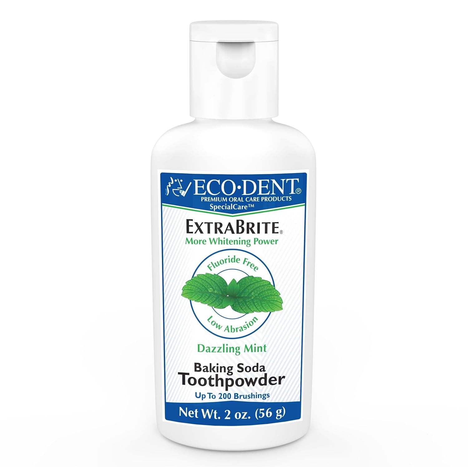EcoDent Specialcare ToothpowderExtra Brite Dazzling Mint 2 oz Powder