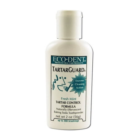 Eco-Dent Tartarguard Toothpowder, Fresh Mint - 2 oz