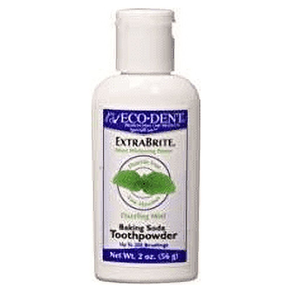 EcoDent Toothpowder XtraBrite Fluoride Free 2 Oz, 3Pack
