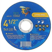 Eco Edge 25 Pack 4.5-Inch Cut Off Wheel Aluminum Oxide Double Reinforced Cutting Disc 4-1/2"x0.040" 7/8" Arbor For Angle Grinder, Type 41, Ultra Thin Cutting Wheels