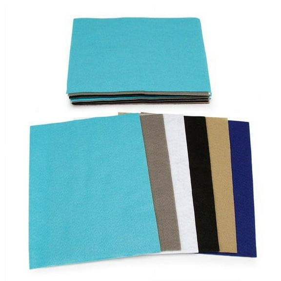 Eco-Fi Felt Fun Pack - Assorted - 9 X 12 Inches - 25 Pieces