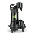 thumbnail image 1 of Eco-Flo ECD50V Submersible Cast Iron Sump Pump, 1/2 Horsepower, Vertical Switch, 1 of 8
