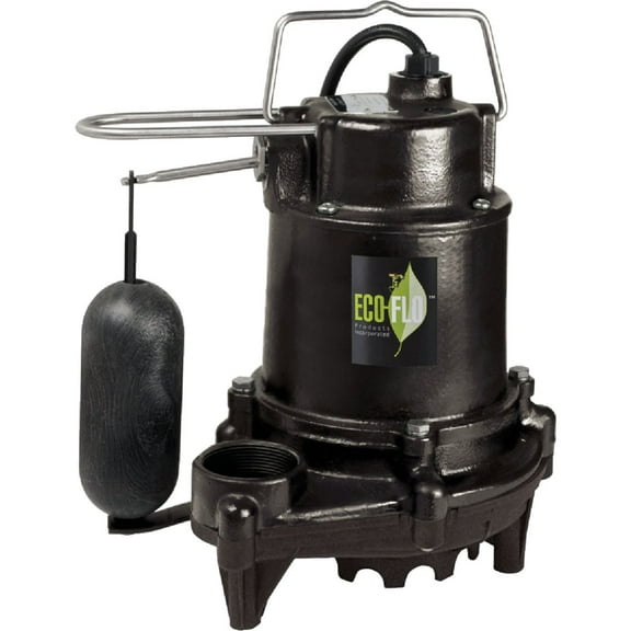 Eco Flo EFSA33 1/3 HP Cast Iron Sump Pump