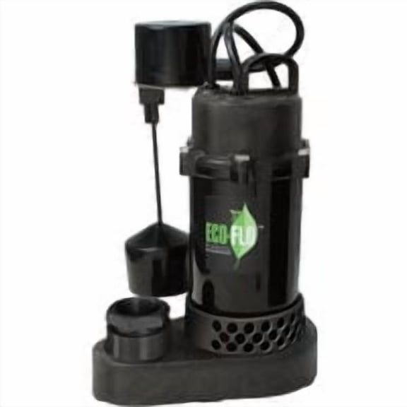 Eco-Flo Vertical Switch Thermoplastic Submersible Sump Pump - Pack of 6 Multipack Supply