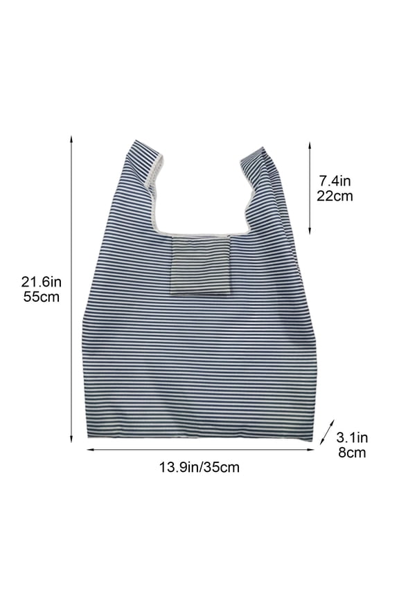 Eco Foldable Squares Tote Waterproof Oxfords Shopping Bag With Reinforced Handles For Groceries And Travel