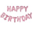 thumbnail image 1 of Eco Friendly 16 Inch Birthday Mylar Foil Letter Balloons, Reusable Birthday Banner Decoration for Kids and Adults Party Celebrations TIKA, 1 of 3