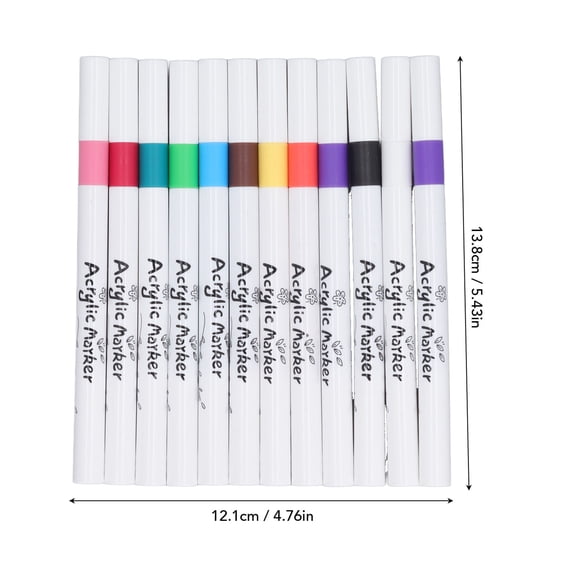 Eco,Friendly Acrylic Paint Pen Set, Fine Detail  Long,Lasting, Smudge,Proof