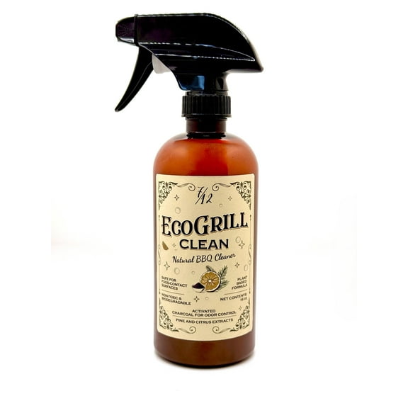 Eco-Friendly BBQ Grill Cleaner | All-Natural Degreaser for Grime & Grease | Safe for Grills, Smokers, Flat Tops, and More | Heavy-Duty Cleaning Solution for Tough Grease Removal