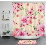 Eco-Friendly Bathroom Decor: Nature-Inspired Shower Curtain for Green Home Oasis