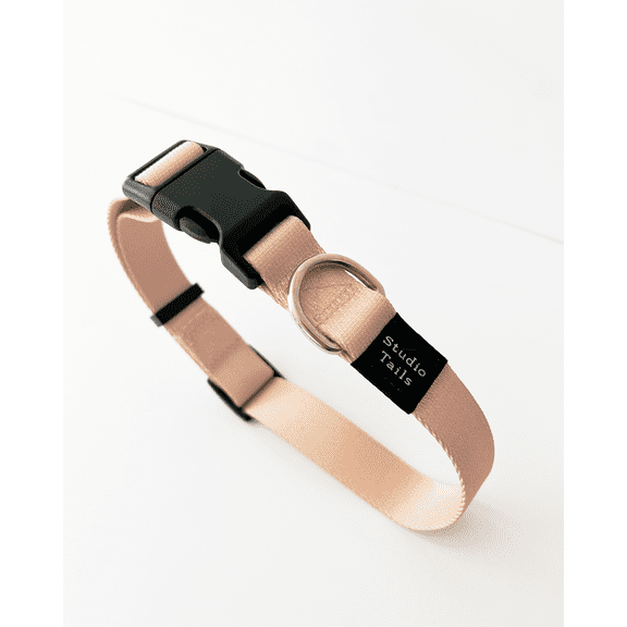 Eco-Friendly Beige Recycled Plastic Dog Collar